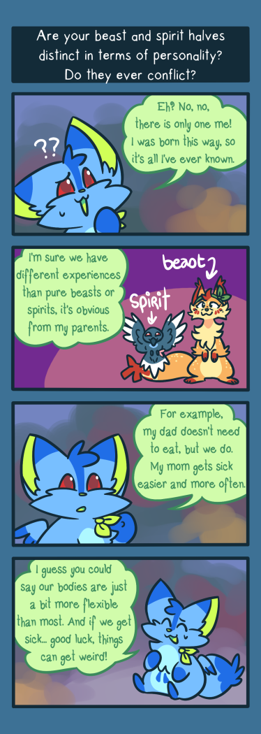 spirit-beast sicknesses are probably super scary, no one's done this before so you're on your own