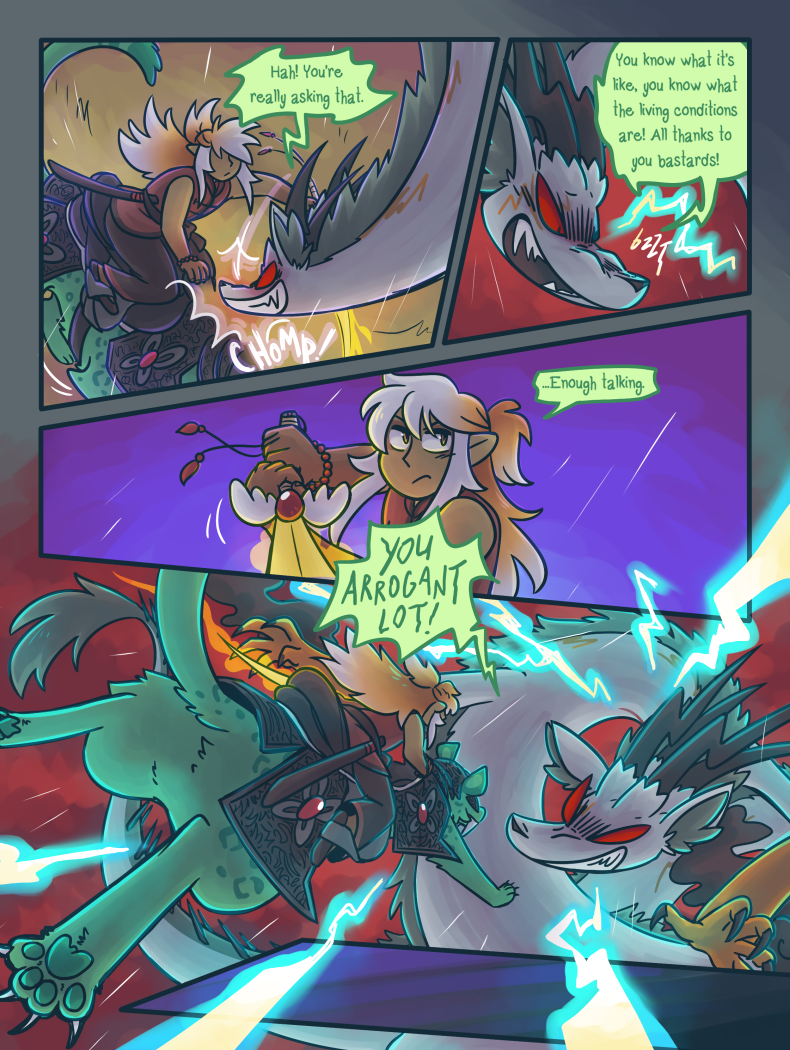 [epic raid battle music with thunder sounds begins] 